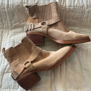 Sam Edelman Tan Ankle Boots